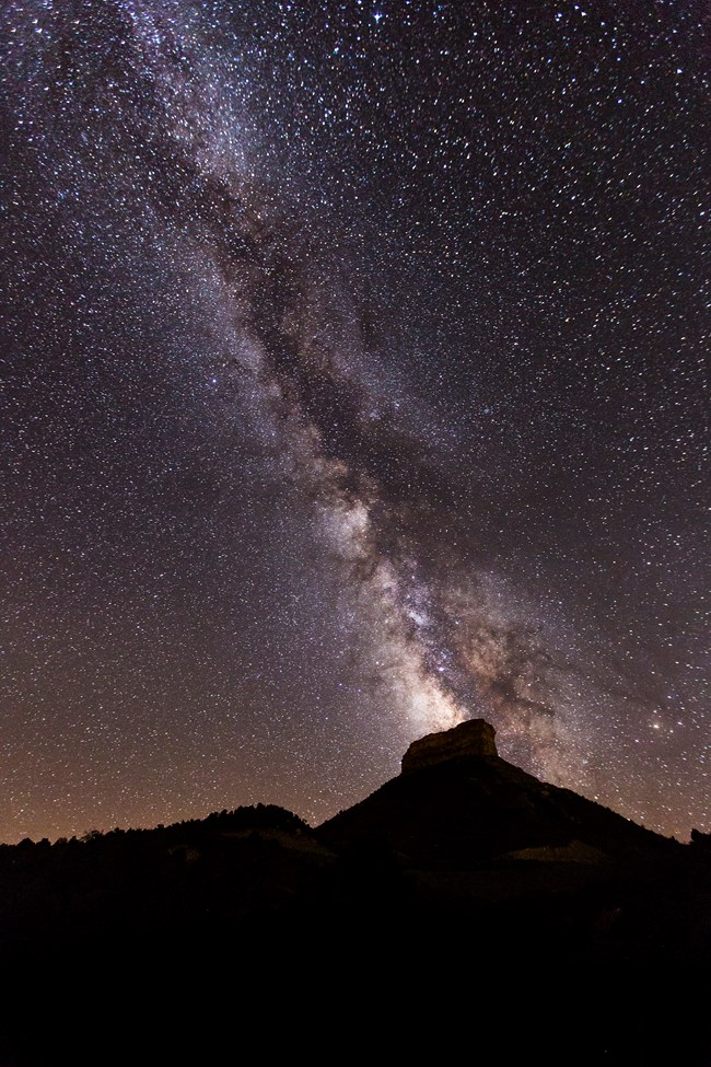 View of Milky Way at Mesa Verde National Park