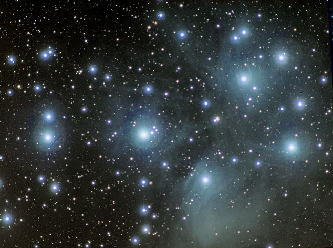 Close up of star cluster at Big Bend NP