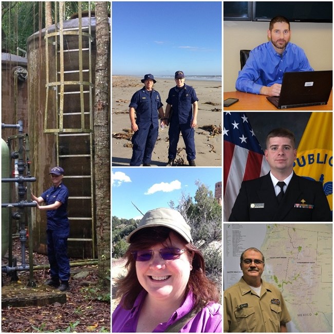 NPS Engineers A collage of NPS engineers