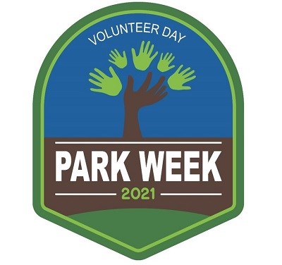 National Park Week 2021 Volunteer Day logo 