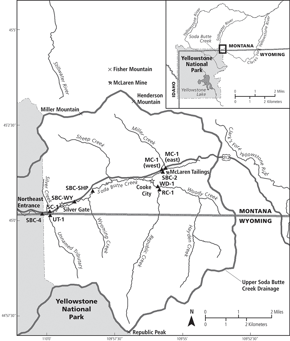 Soda Butte Creek watershed