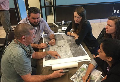 American Society of Landscape Architects members participating in a design workshop.