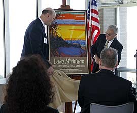 The Dunes National Park Association poster is unveiled. The Dunes National Park Association poster is unveiled.