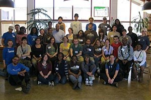 Students attending the 2012 NPS Academy pose for a group photograph.