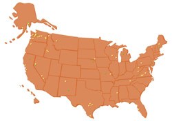 Image of a U.S. map