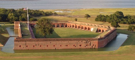View of an old fort
