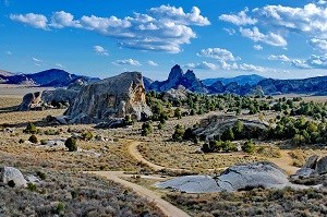Scenic View of Elephant Rock, City of Rocks National Reserve NPS Photo Wallace Keck300x199