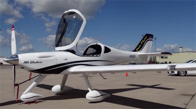 This all electric aircraft, designed by Powering Imagination, offers a silent and energy efficient ride with zero emissions.