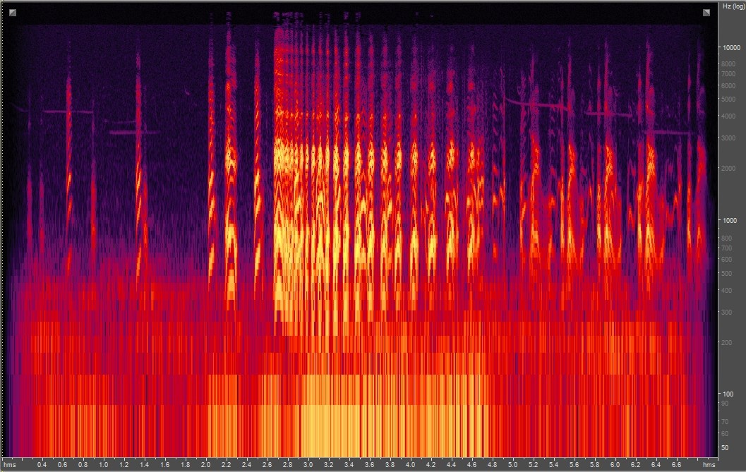 Spectrogram of Ptarmigan