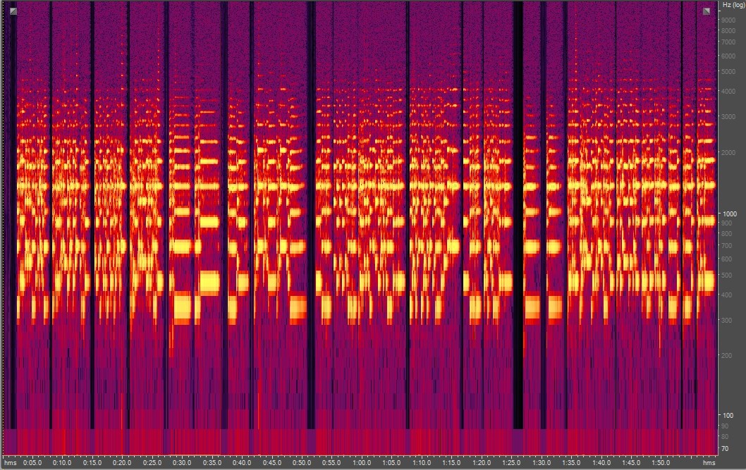 Spectrogram of reveille