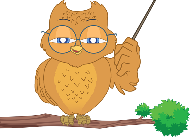 lucy2 cartoon drawing of an owl
