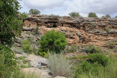 Cliff dwellings at Montezuma Castle National Monument