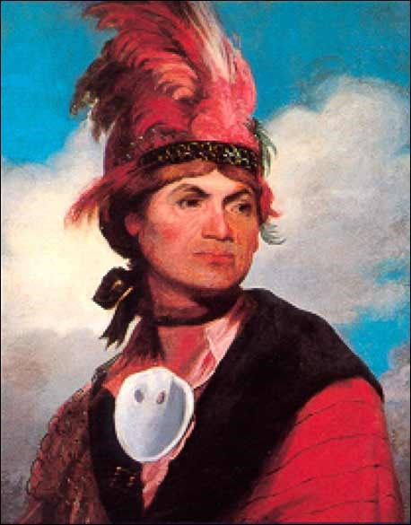 Painting of Thayendanegea (Joseph Brant)