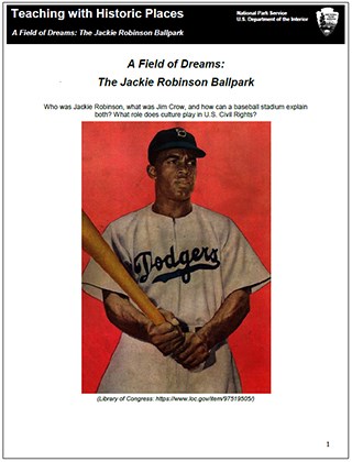 Cover of the Jackie Robinson Ballpark TwHP lesson