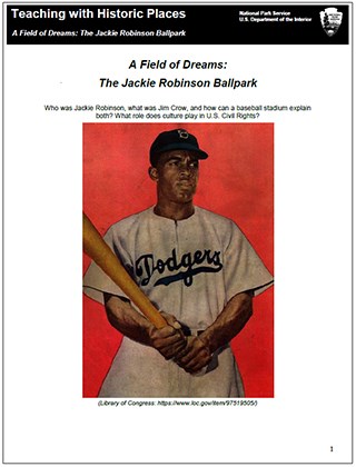Cover of the Jackie Robinson Ballpark TwHP lesson