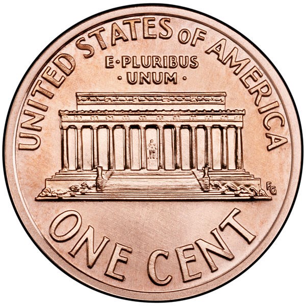 Who We Are Penny Reverse of US Penny with E Pluribus Unum Motto