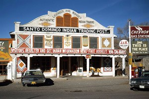 Pueblo of Santo Domingo (Kewa) became a stop on Route 66, l