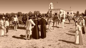 Jesuit missionaries from the first contact made by Father Kino and the O'odham Indians in 1691 until the Jesuit Expulsion ordered by King Carlos III in 1767.