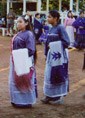 lt= Turkey dance in Binger, Oklahoma, 2000. The Caddo Nation continues to keep its traditions alive today.