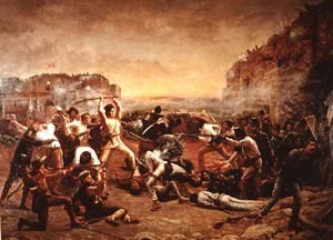 Image result for the alamo a former spanish Catholic missionary history