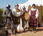 Living history reenactors dressed in 16th-century period clothing are a highlight of the annual Cabrillo Festival. NPS photo.