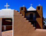 New church, built in 1850 after the area became part of the U.S. Photo by Karol M. Courtesy of Wikimedia Commons.