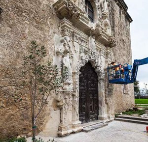 Mission San José y San Miguel de Aquayo restoration