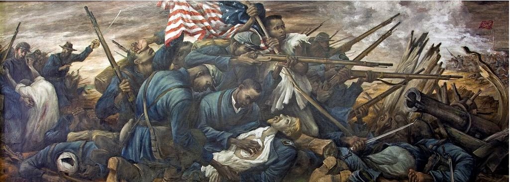 Mural of 54 Mass regiment by Carol M Highsmith 54th Massachusetts Regiment