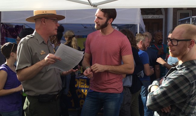 lt= A Philadelphian and a park ranger discuss the initiative.