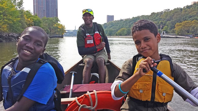 lt= Loving it out on the water, Credit: A.Wendlandt, courtesy Wilderness Inquiry