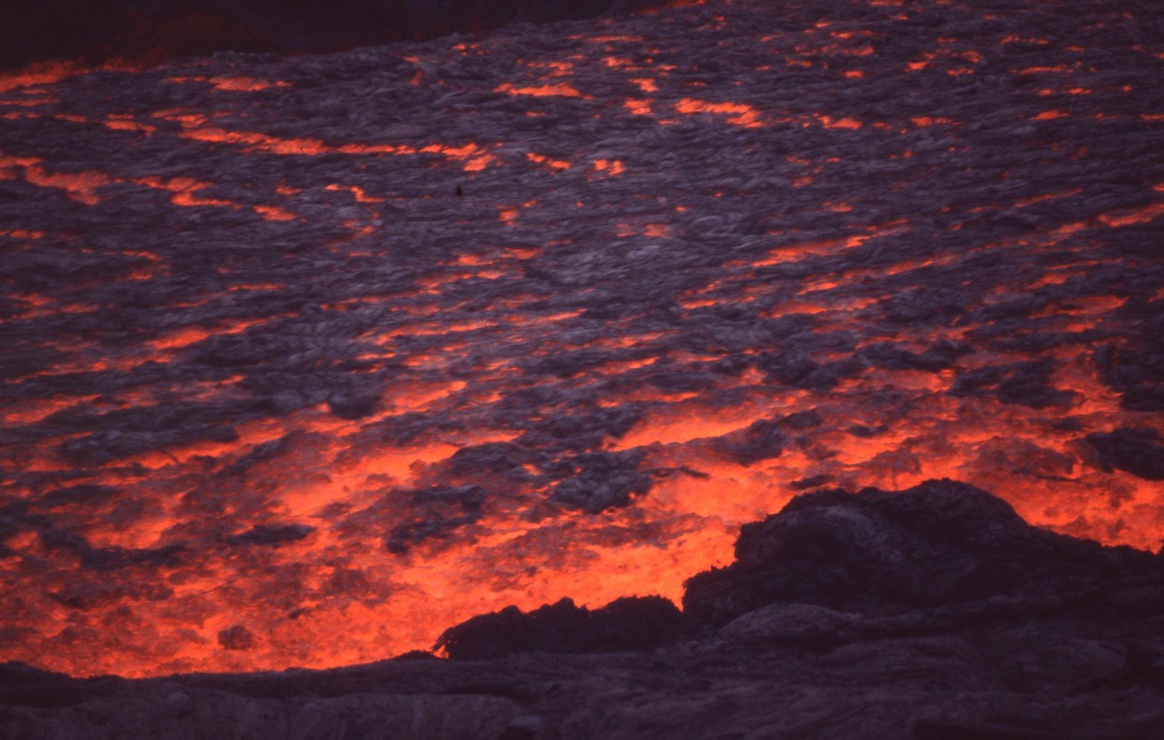 Photo of lava flow.
