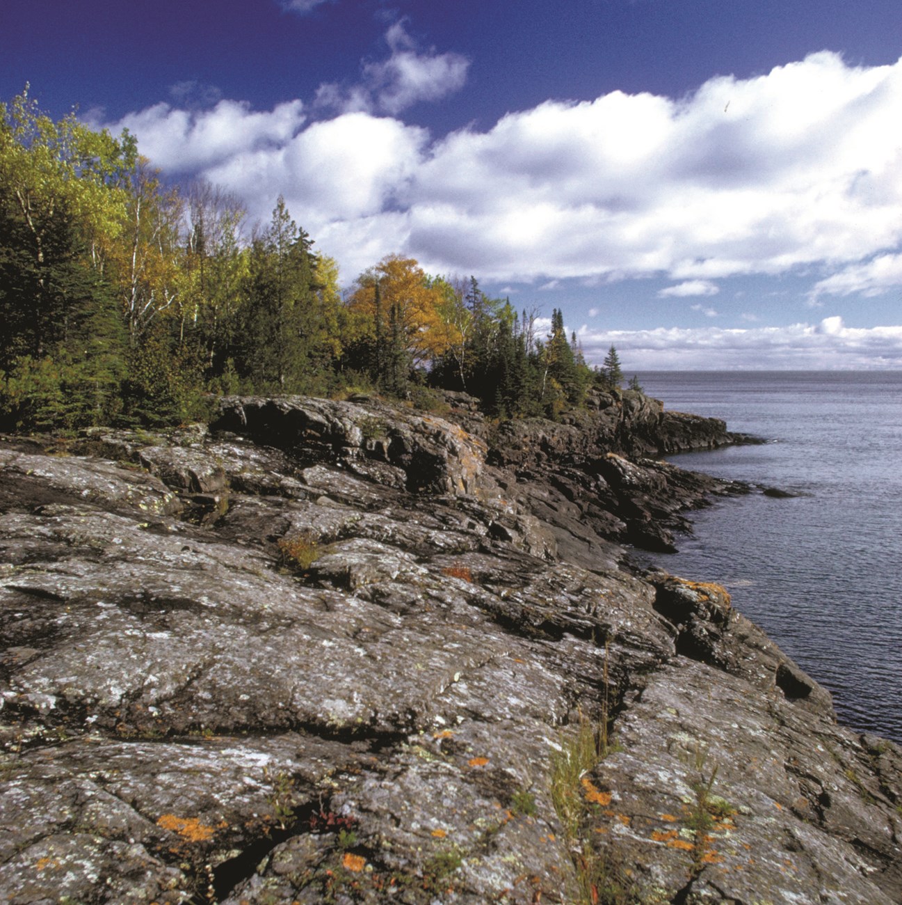 photo of the rocky shoreline of an island
