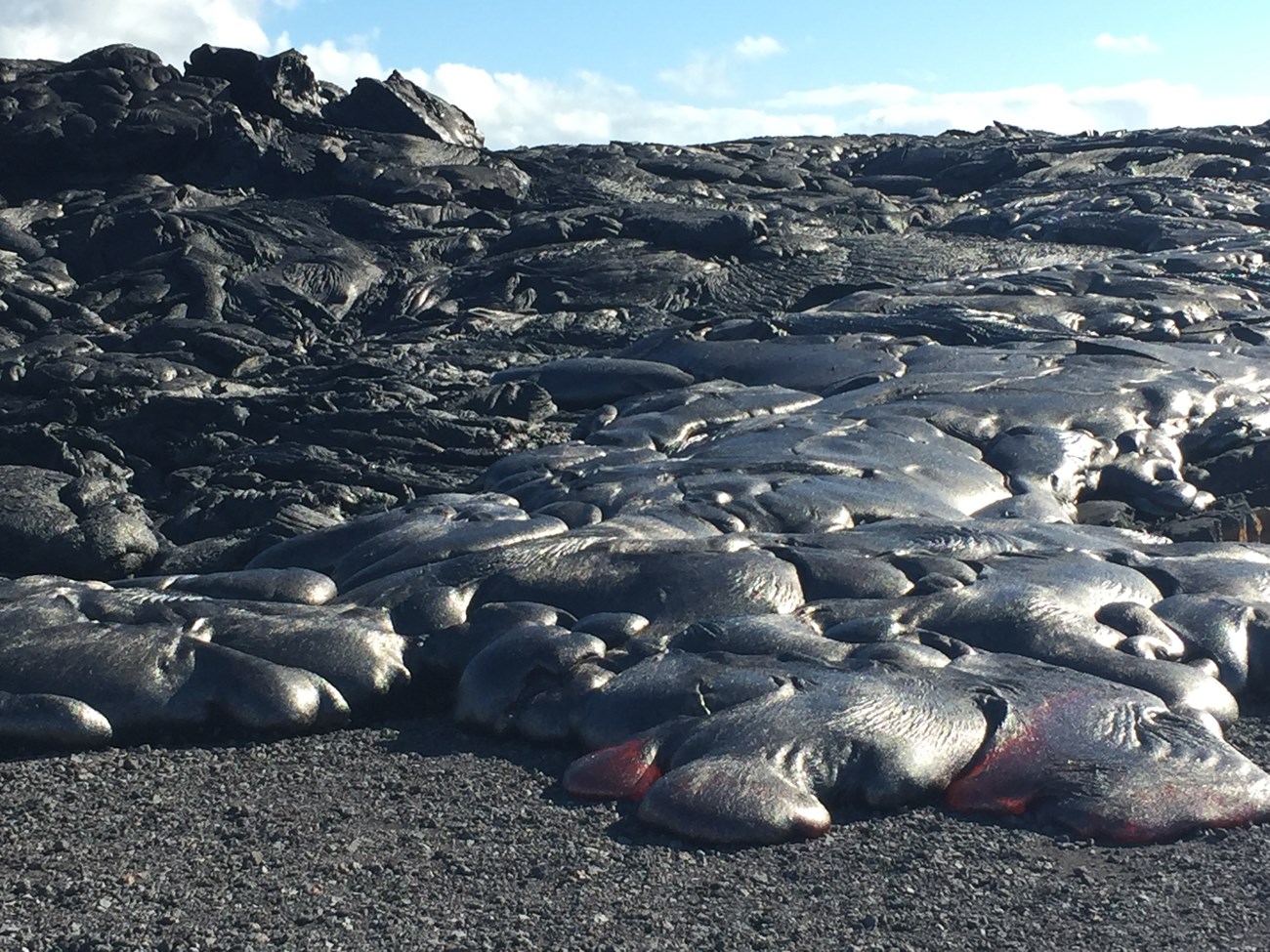 Photo of lava flow.