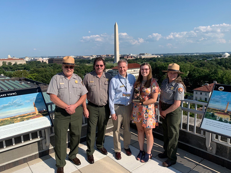 National Wilderness Stewardship Award recipients after the awards ceremony in Washington DC.