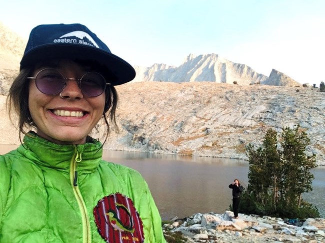 Annina Wells outside near mountains (ESCC) Photo of Annina Wells (ESCC)