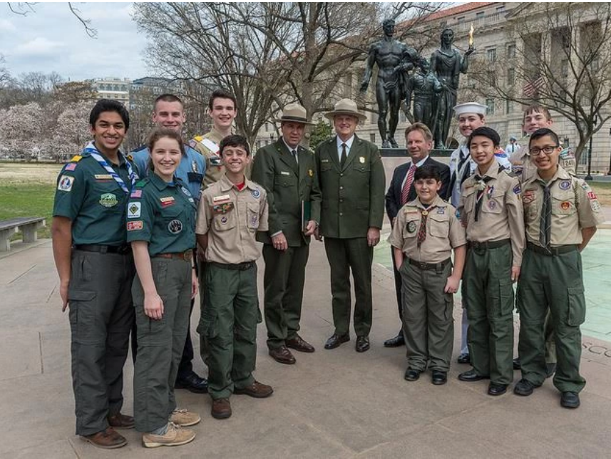 Boy Scouts at President's Park