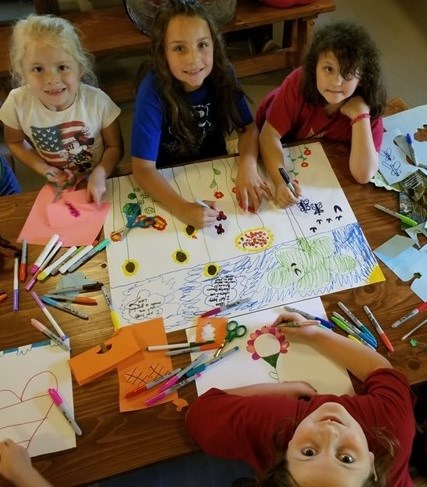 Girl Scouts painting