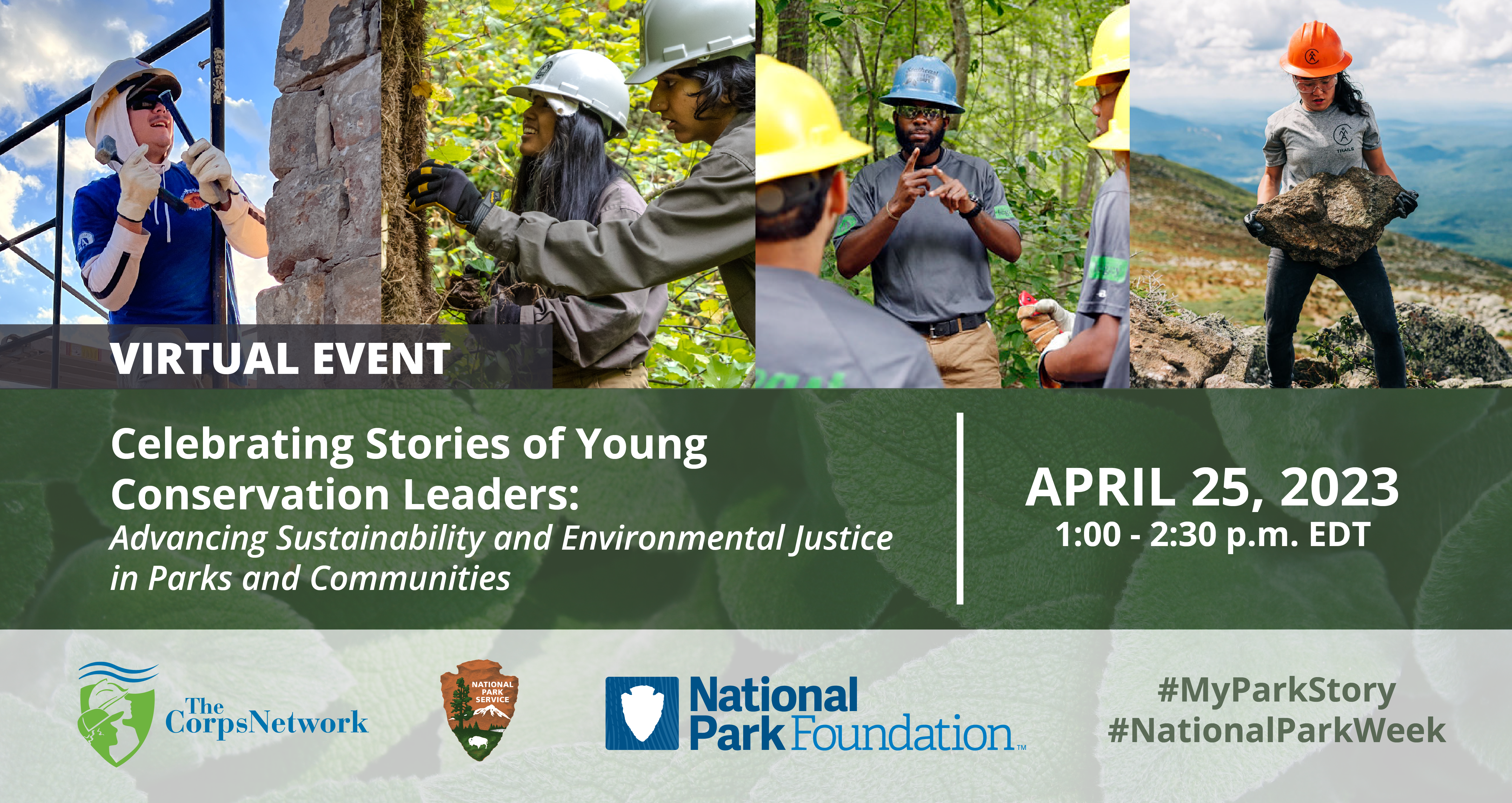 NPS Week 23_Facebook-LinkedIn The graphic is an announcement for a virtual event