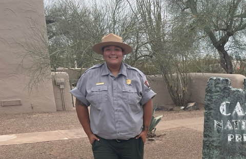 Precious Vicente in uniform Precious Vicente in uniform
