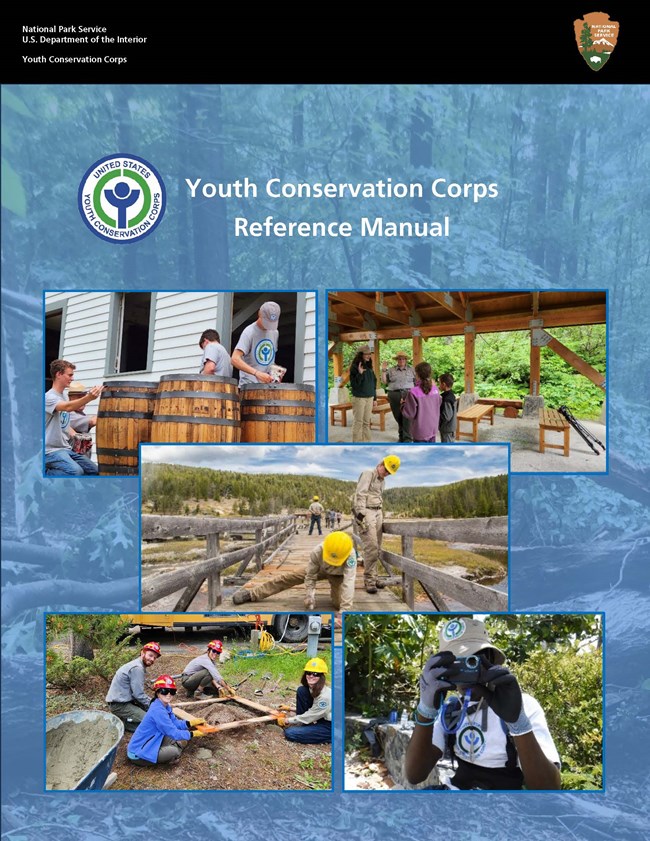 YCC RM Cover Page A cover page with five images depicting various work activities.