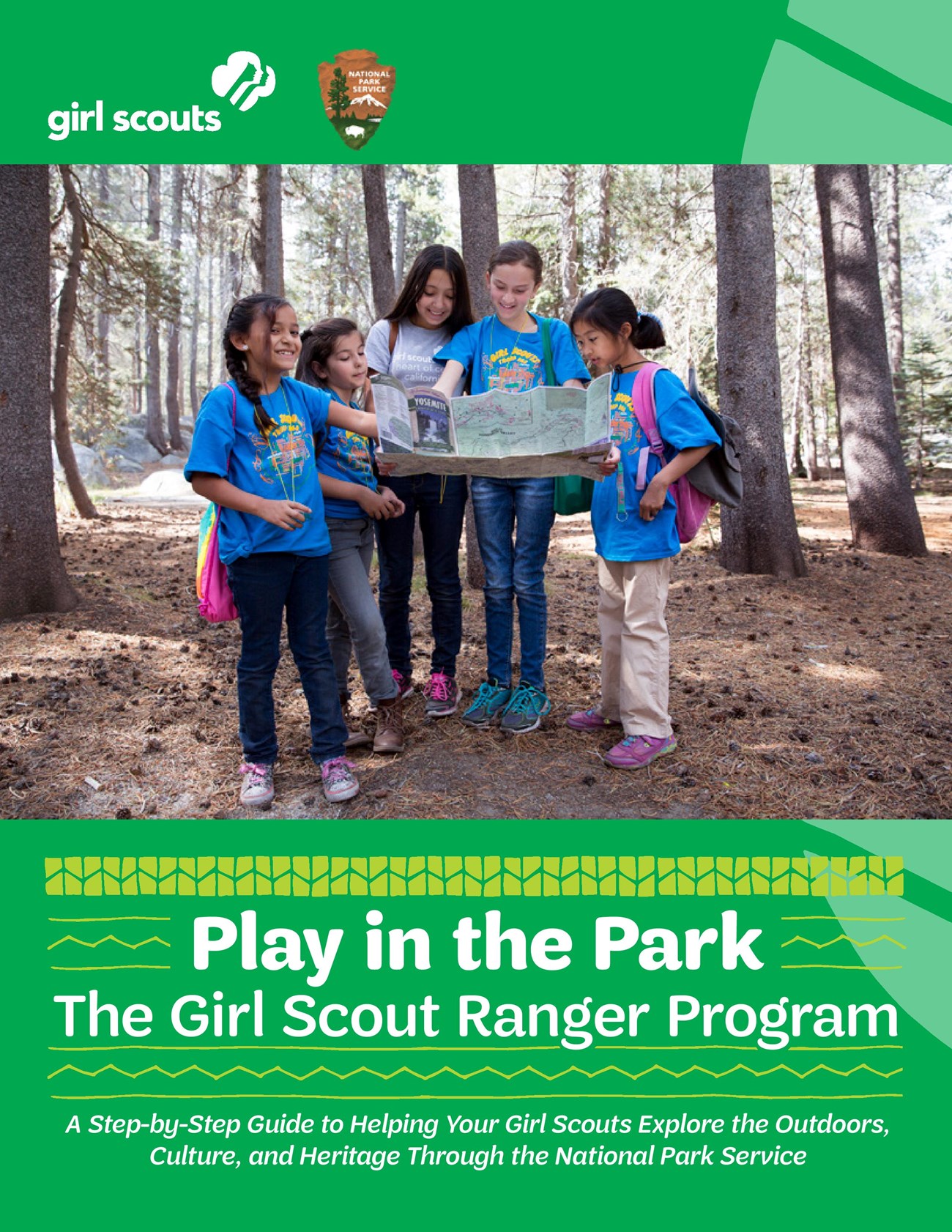 NPS Play in the Parks Girl Scout Ranger Guide A step-by-step guide of how to start the program.