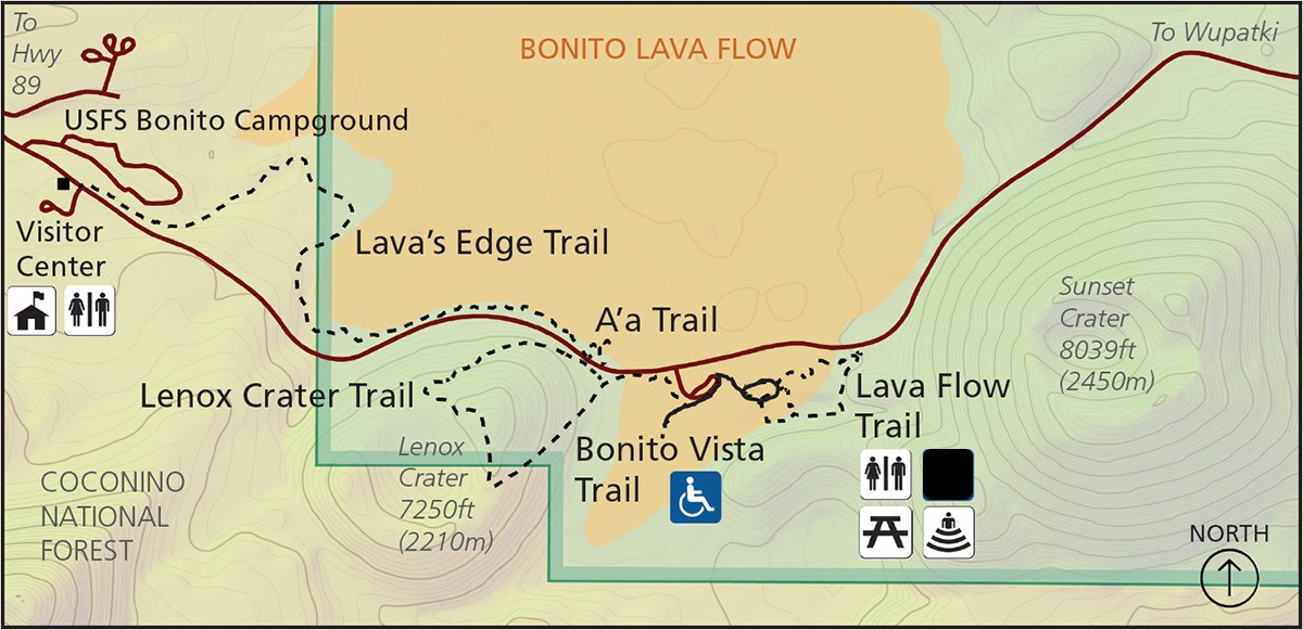 Sunset Crater Volcano NM Trails