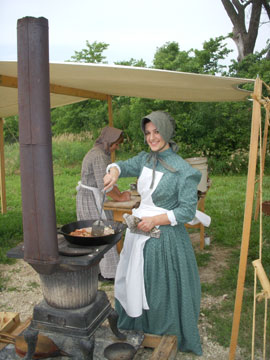 cooking on the stove