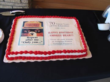 smokey bear cake