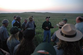 Secretary Salazar speaks from the heart in the tallgrass prairie