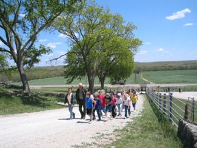 Kids enjoying a ranger-led school tour Kids enjoying a ranger-led school tour