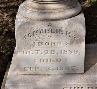 gravesite of Charlie H Jones