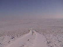 The prairie shortly after a winter snow fall. The prairie shortly after a winter snow fall.