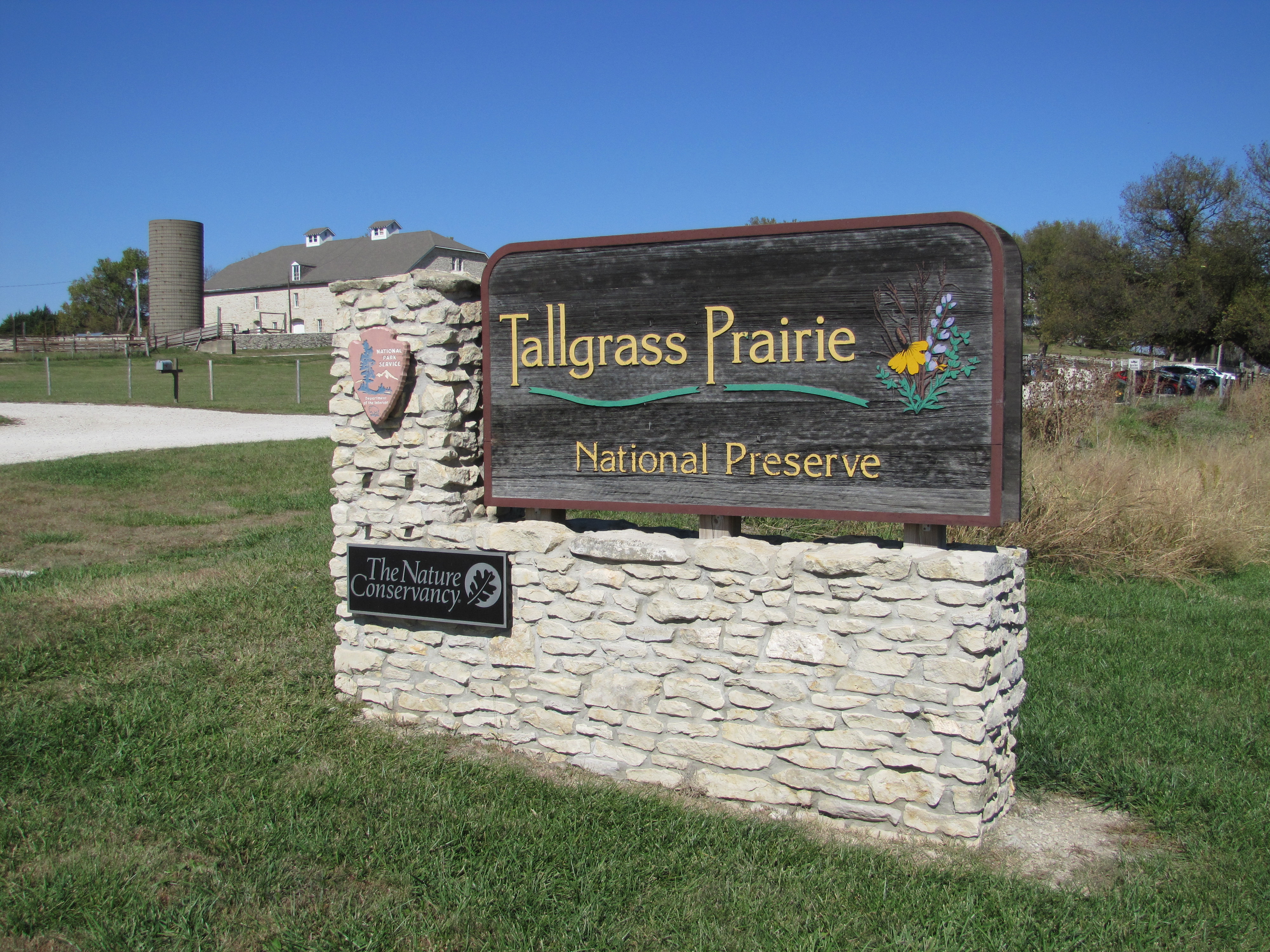 Sign at entrance to the preserve