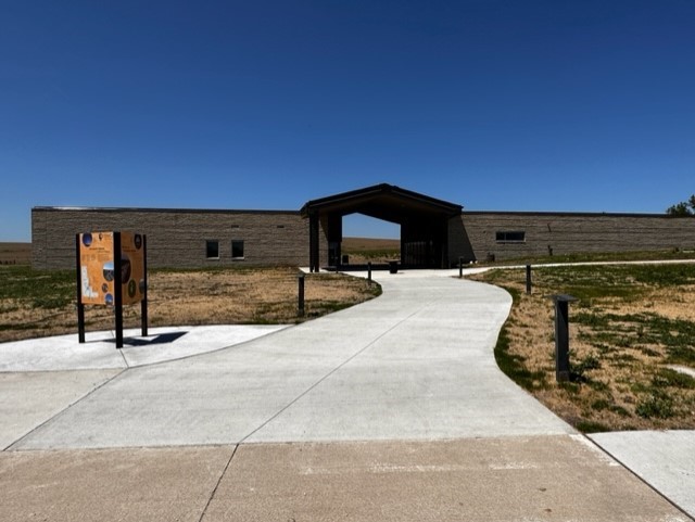 Visitor Center new breezeway and roofline Visitor Center new breezeway and roofline
